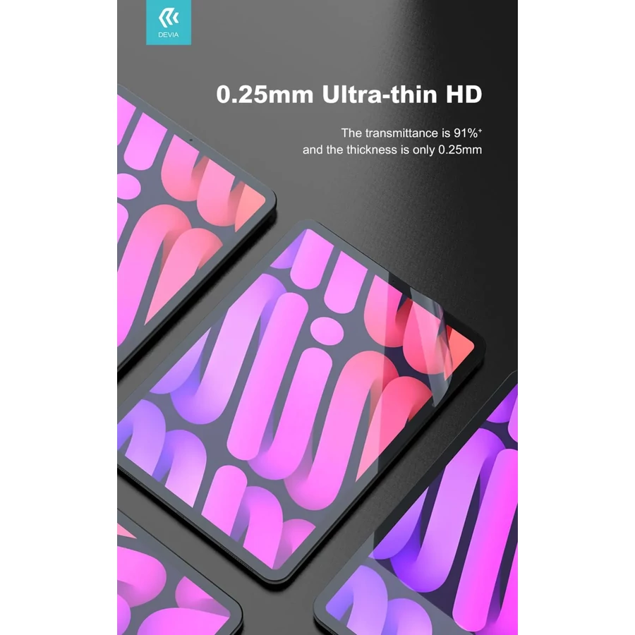 Devia Tab – Átlátszó tablet fólia (11" méretig) – 2